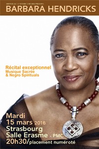 Concert Barbara Hendricks Strasbourg